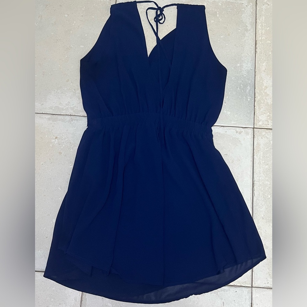 Open Back Mini Dress